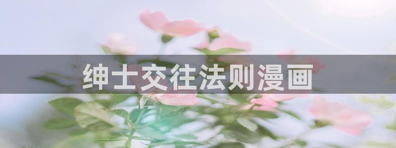 美丽新世界汗汗漫画：绅士交往法则漫画